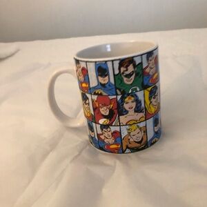 DC Comics Superhero Grid Ceramic Coffee Mug - Multicolor